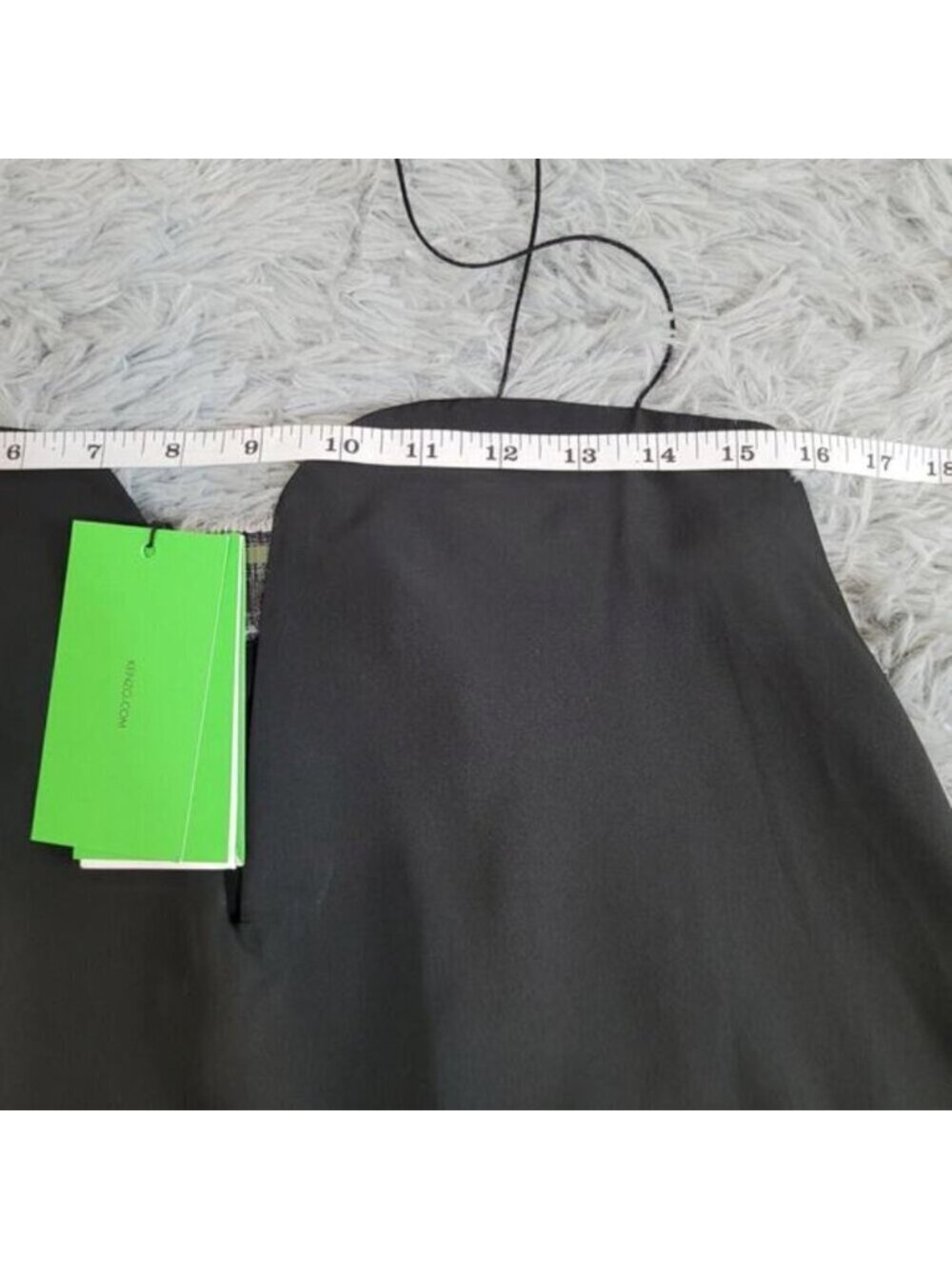 Kenzo Black Silk Blend Crepe Tank - Size 6 - Picture 6 of 9